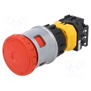 XN4E-BL403MRH Switch: emergency stop; 30mm; Stabl.pos: 2; NC x3; red; IP65; XN QnkvFkHVlNCiuxcMGNT1BMS56eO_NU52NUeqaRHp1CM
