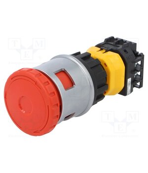 XN4E-BL403MRH Switch: emergency stop; 30mm; Stabl.pos: 2; NC x3; red; IP65; XN QnkvFkHVlNCiuxcMGNT1BMS56eO_NU52NUeqaRHp1CM