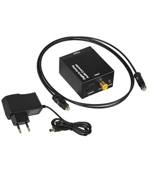 Digitālais-analogais audio pārveidotājs, koaksiālais un Toslink, komplekts

 AGVK02ML.jpg