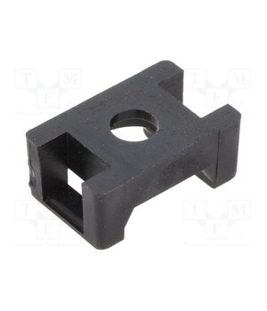 151-30300 Holder; screw; polyamide; UL94V-2; black; Tie width: 5mm; Ht: 6.9mm RTMySS48Ey1a8bh8qXuOVOFaLEYmhxqVXJshGG3t2NI
