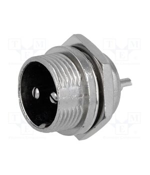 VG04007 Connector: microphone; socket; male; PIN: 2; for panel mounting X6ufrgrrwjjaLG3n4UavKe0aQdevdvJyE_BusCba95M