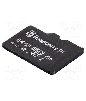 RASPBERRY PI A2-CLASS SD CARD (64GB) Accessories: microSDcard; Data storage device: microSD OrXV6nVBCMmI5On5FKEJdm1BcVguTeDHg3csAa_knc0