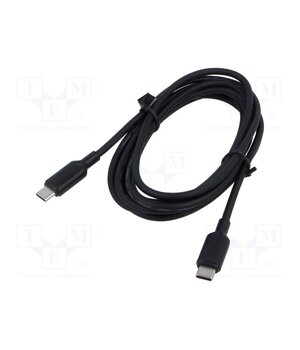 TRCBH Cable; USB 2.0; USB C plug,both sides; nickel plated; 2m; black BBTd94_CAEBtKrVdbN9ldN6Wke7f1AIKOtBsg95Q7zI