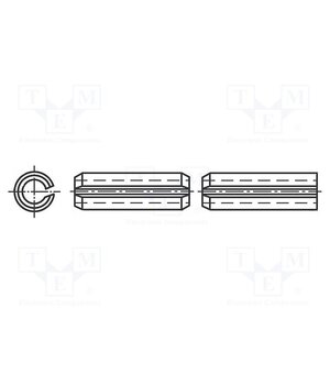 1075993 Springy stud; stainless steel; BN 337; Ø: 2.5mm; L: 8mm; DIN 1481 9YK4WKKvH61rrPmuhlXeQjMRR_VmSwCK_VtLfhueLrk