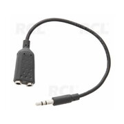 CABLE 3.5mm(P)-2x3.5mm(S)stereo 0.2m , for IPOD