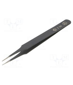 2 SA ESD Tweezers; Blade tip shape: sharp; Tweezers len: 120mm; ESD JPsvfm4WrwrxRMom4dodEWWlwiU4ZmtIzwc8ssn7yxE