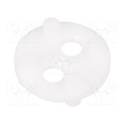450-090 Spacer sleeve; LED; Øout: 6.4mm; ØLED: 3mm,5mm; L: 2.3mm; white MXaLny4p9PQmvf2ja3b7EXqheRyGzTntQDoXhjtPGb0