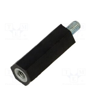 QSCP025M4 Insulating sleeve; Int.thread: M4; L: 25mm; UL94V-0; polyester HZbq6iJoAtiZdC9lesj6_3Zfh2WDIb197ujnqZFye0M