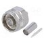 J01020A0113 Connector: N; plug; male; straight; 50Ω; crimped; for cable; PTFE Cpajiyg0tk148Qf6yECelTz7ldn4x7AKoPaWNAyIzkQ