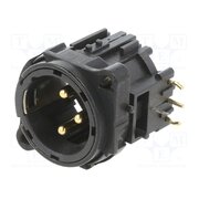 NC3MBH-B Connector: XLR; socket; male; PIN: 3; angled 90°; THT; silver; 6A DycBPslkaApDLkcQEZG9dCNKhnKI5L4SfHhRWdXApNc
