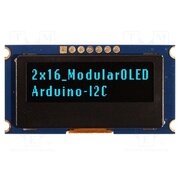 NHD-0216AW-IB3 Display: OLED; alphanumeric; 16x2; Dim: 49.2x25.7x4.5mm; blue; 1x7 Nu6gVnv9OSsXjsD79BvPEa1BT-G4-HCLxSyqa95JKas