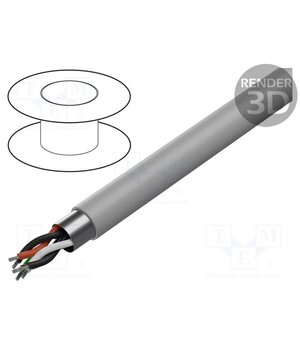 82503 8771000 Wire; 3x2x24AWG; RS232; stranded; Cu; shielded,Al-PET foil; grey 1HmGjQJyIMBWMPUUjiGZ6NB95zqSjp0OKvYdDe-ejkE