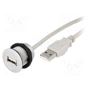 09454521923 USB socket; 22mm; har-port; -25÷70°C; Ø22.3mm; IP20; silver; Len: 2m XIlEDs0MUT9fTZ4Hh25WwYoPJdwOb7rqmEhHKR6PbFU