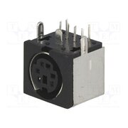 4850.2610 Connector: DIN mini; socket; female; PIN: 6; shielded; THT QzahN4TV1szuqVNEaattNoc1JWjrAky46tag07xRRjk