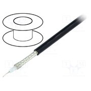 MRG5800.10100 Wire: coaxial; RG58; stranded; Cu; PVC; black; 100m; Øcable: 4.95mm 0gO9wFG_368z2wNwEIcaqK727ZL0MLZolgcEacoErrg