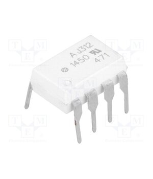 HCPL-J312-000E Optocoupler; THT; Ch: 1; OUT: IGBT driver; 3.75kV; DIP8; 35kV/μs pAvOXxwov6ZAxj_12rrUWO1W1kMl0ug12uRh_qEmlyw