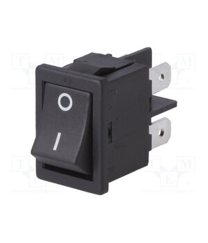 1858.1103 ROCKER; DPST; Pos: 2; OFF-ON; 16A/250VAC; black; IP40; none; 1858 XMCNngkI2pEBLkt70x72OUPl3N5FVyZANsxczUYVpqE