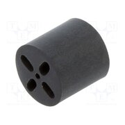 ELM 3-250 Spacer sleeve; LED; Øout: 6.5mm; ØLED: 5mm; L: 6.35mm; black; UL94V-0 Lhi2FFSEt7OfOGFYU3d0BZrXU5RHfNKhOq_r6xafdl4