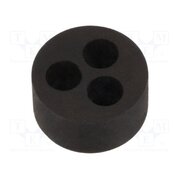 HELUTOP HT-MFDE M20 3X5 Insert for gland; 5mm; M20; IP68; NBR caoutchouc; Holes no: 3 tEnIioyHmyOF7mGEyN7j3Xv09ZfhtNalOIs-DfVobek