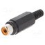 XKTO 1 SCHWARZ Connector: RCA; plug; female; with strain relief; straight aPDLU7d4pY2v09h8Xf0jqxvGEQumpVTOmGo_JZS78V4