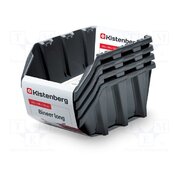 KBILS30-S411 Container: cuvette; black; long; 295x198x133mm; 4pcs; KBILS30 tjzTVAOW3xr88XKY3IbgMlTNga4MYdKLHifhMBNq4Dk
