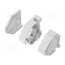 MP0055 Case; Keystone; for DIN rail mounting; grey; Number of ports: 1 L7-rOPovTrZKeo8w1uBcITabUyn5zHy5YWGqrSzvRhs