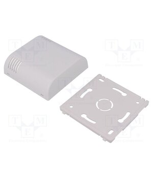 61.6060000 Enclosure: wall mounting; X: 80mm; Y: 80mm; Z: 25mm; ABS; white I6y6E4A3lF06sUWGOjE6oEDmwqS_fSGUCOoKt9vQxR4