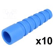 RG58SRB-BL Strain relief; RG58; blue; Application: BNC plug; 10pcs. wPc2bVz5cJVtX2rIpxpc3Nsmx5bbi6oFu1yFp7126q4