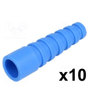 RG58SRB-BL Strain relief; RG58; blue; Application: BNC plug; 10pcs. wPc2bVz5cJVtX2rIpxpc3Nsmx5bbi6oFu1yFp7126q4