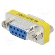 AK-AD-16 Adapter; D-Sub 9pin socket,both sides; Plating: nickel plated ew_I78CejbLnxeL03JL9x0q61k1UzE2QsKsW5KoPPqA