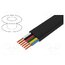50254 Wire: telecommunication cable; flat; 6x30AWG; stranded; black nQIlO0Q7tsz8BObw-UhmqXnM-2CG5qcCQ-c5fCXYtlY