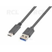 USB 3.0 <-> USB-C (C tips) kabelis, 1 m

 CKAK1600_1.jpg