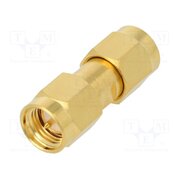 132168 Coupler; SMA male,both sides; straight; 50Ω; PTFE; gold-plated u9X1_x8FZZeYhnX1uHdscOgdZ-EVLOkC9wPG4EuhNtU