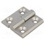 GN 337-NI-50-50-A-1-GS Hinge; Width: 50mm; stainless steel; H: 50mm; Holes no: 4 bLQf3MSfx8f26rAPJszCSLswnRbnzvFBYnHA_AVNIgk