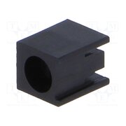FIX-LED-313 LED housing; 3mm; polyamide; angular; black; UL94V-2; H: 5mm ofHa2qfF18pc12IFQ8PTc4b9zaJbTKoMNhou3R7KASo
