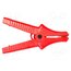 K-09 Crocodile clip; 32A; 11kV; red; max.43mm; Type: insulated IIHonCRJuKlBNI6qI_IW8dWjKU2AKxAOvqIDRUiS0Xs