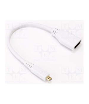 MICRO-HDMI TO HDMI-A (F) CABLE 235 WHITE Accessories: connection cable; white; 235mm Yx6T34t9MaJY-2djwkQap4MFR-xuWQkt_rbfka7THaM