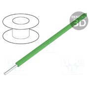 3051/1 GR005 Wire; HookUp Wire; 22AWG; wire; Cu; PVC; green; 300V; 30.5m; 100ft u5cZ2cp4eKBZbt3WvLke20HnUktiqXklXk6LzvfdNMs