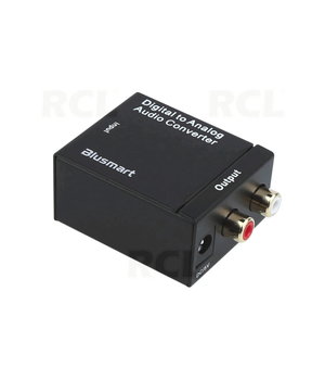 Digitālais-analogais audio pārveidotājs, koaksiālais un Toslink

 AGVK02.jpg