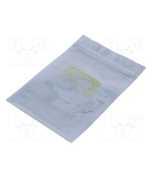 013-0010 Protection bag; ESD; L: 406mm; W: 305mm; Thk: 75um; 100pcs; 1MΩ÷10GΩ WDUTf8NYdSYSooqgxRdW7Rkrjg9MmOSlYvBS6Q9QBt8