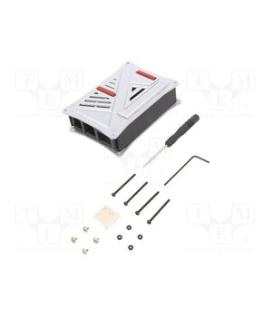 LON-15962 Enclosure: for computer; Raspberry Pi 4 B; ABS; silver; X: 70mm UYh4N54fvnMXTaH7H2WRtUO4y_NVkCPwkP9JhmvEuj4