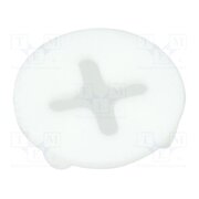 110-030 Spacer sleeve; LEDs,LED; Øout: 5.1mm; L: 0.6mm; white; Bulb: T1 3/4 sFkBR2TDaer3CJn8KyhDLdokQM4ugzswkbj3BRvxJ6s