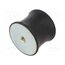 DVC.3-95-80-75-M16-55 Vibration damper; M16; Ø: 95mm; rubber; L: 75mm; H: 16mm; 10382N OIBQP_j0CUm1YTTqLDUc8idUYh8tWpCoFpWPJl3yFzY