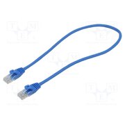 KABSI AL-OEM-299B Patch cord; RJ45 plug,both sides; U/UTP; 5e; CCA; 0.5m; blue; 26AWG lj51k1hKA0hOkLn_NiEUI0vNfp4N1VihQaTiKb45mLc