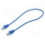KABSI AL-OEM-299B Patch cord; RJ45 plug,both sides; U/UTP; 5e; CCA; 0.5m; blue; 26AWG lj51k1hKA0hOkLn_NiEUI0vNfp4N1VihQaTiKb45mLc
