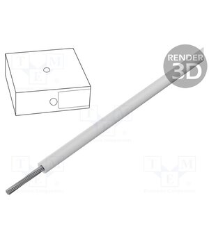 1236105 Wire; ÖLFLEX® HEAT 125 SC; 1x2.5mm2; stranded; Cu; white; CPR: Dca XZEpHAiev_fTYJUsXA4KcwYpvo9LAUbc3eYkfjb3np0
