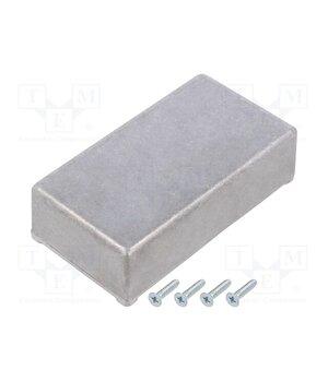 G0124F Enclosure: shielding; X: 60mm; Y: 111mm; Z: 30mm; aluminium; natural XiPyOsECKMC8YRwknMM__jXK3pe5aRjJoFXAu0ckiKk