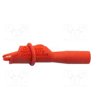 BU-126-2 Crocodile clip; 10A; 1kV; red; Grip capac: max.8.9mm zatyuObRWTHqhiHueRQj-smv-HNRACLj9pRCNSbqJBE