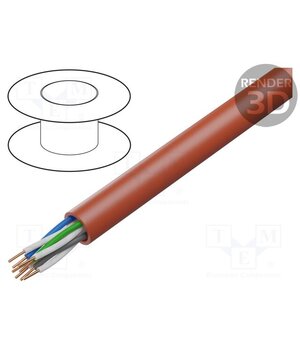 0381 023 23 Wire: control cable; YnTKSY; 3x2x1mm; Insulation: PVC; Colour: red t94r2fwV7EE_i9QTHyKcng3MxDA0yLnF9dbEphr_T_g
