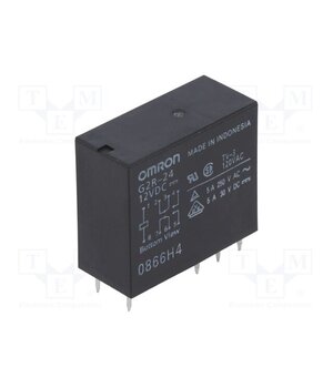 G2R-24 12VDC Relay: electromagnetic; DPDT; Ucoil: 12VDC; Icontacts max: 4A; G2R 6M39fPD4NC31x0WYfQp5cu4YzotqsZixSVE57nhLIQs